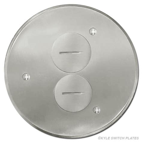 electrical box covers round|electrical outlet round cover plate.